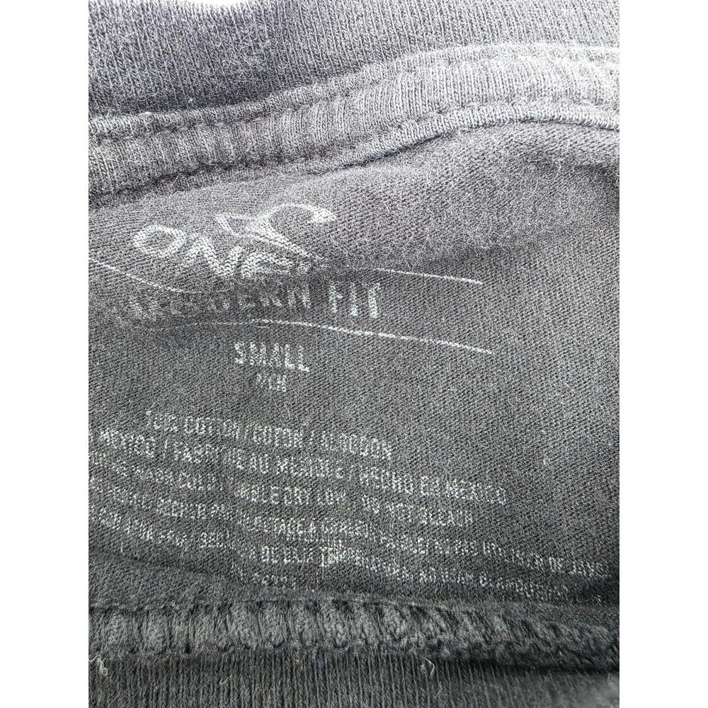 ONeill Black Skull Wave Graphic T Shirt Modern Fit Mens Small - Picture 5 of 13